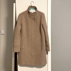 J.Crew Cocoon coat, Italian stadium-cloth wool, 0